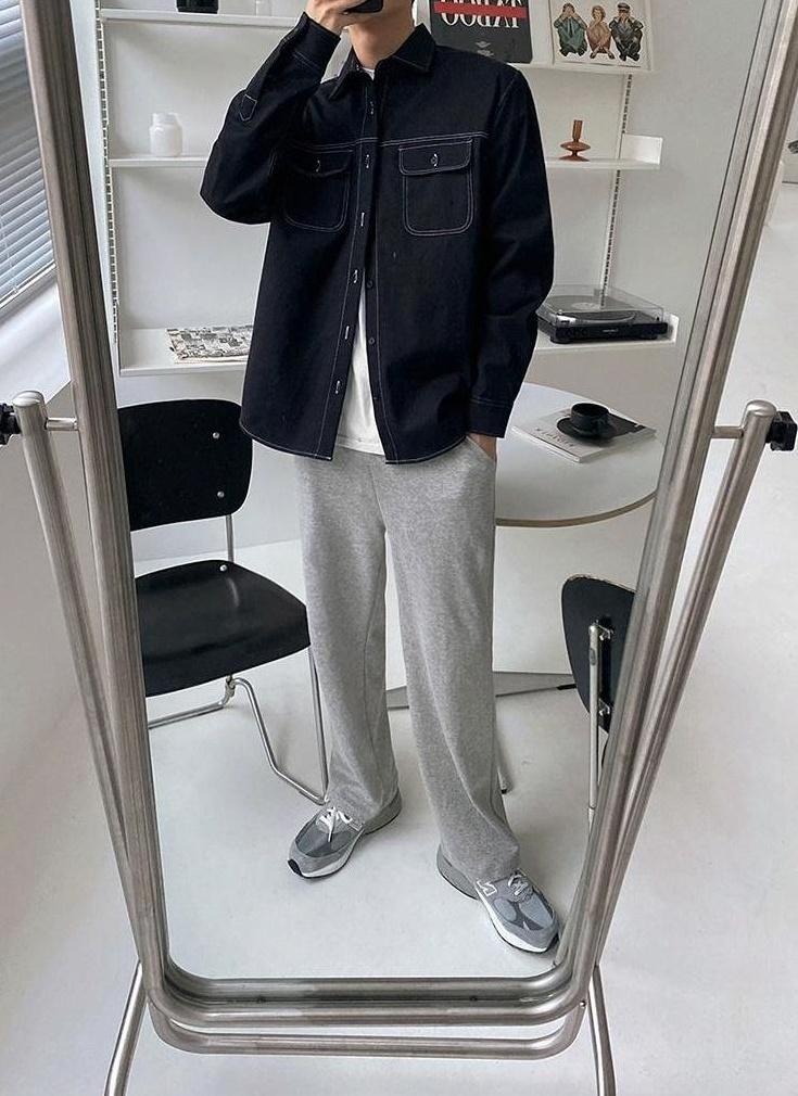 Stylish Relaxedfit Grey Trousers