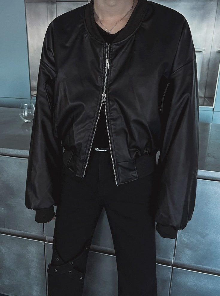 Stylish Short PU Leather Jacket Trendy Biker Edition