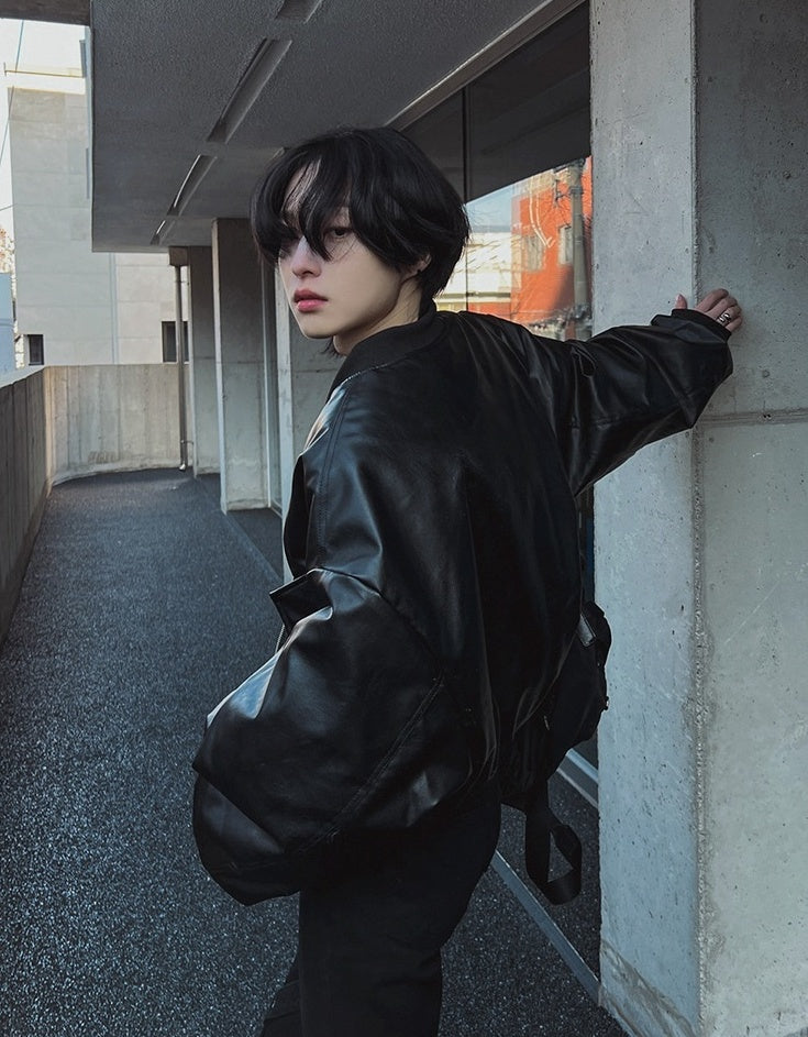 Stylish Short PU Leather Jacket Trendy Biker Edition