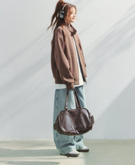 Stylish Stand Collar Air Layer Sweatshirt Jacket