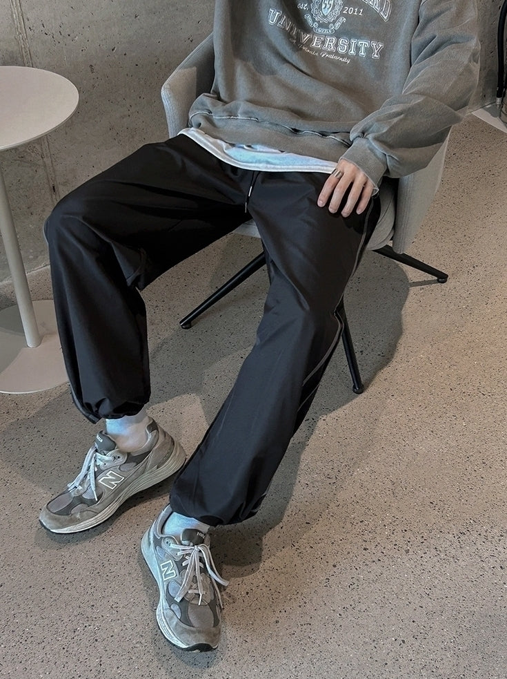 Stylish Striped Loose Casual Trousers