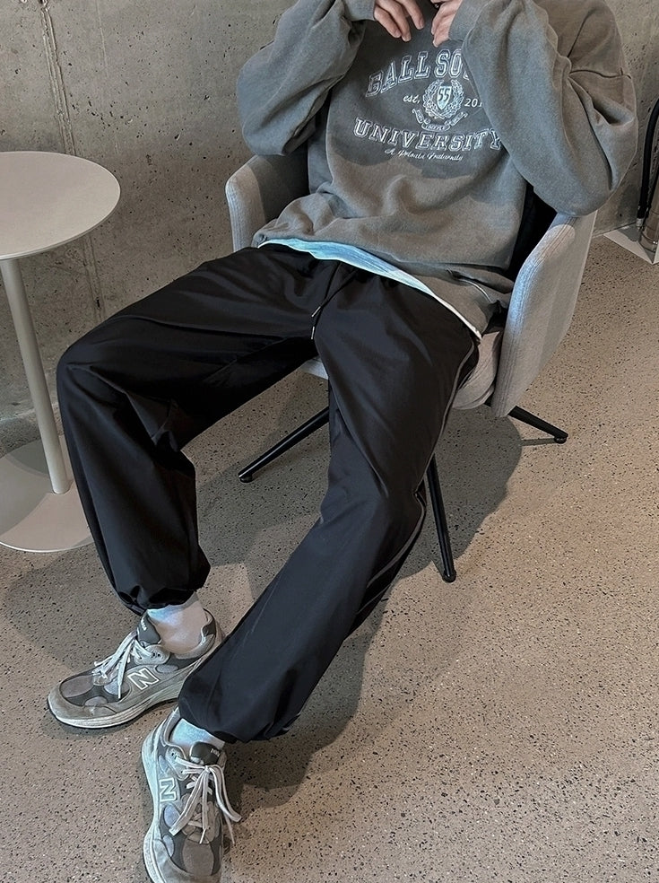 Stylish Striped Loose Casual Trousers