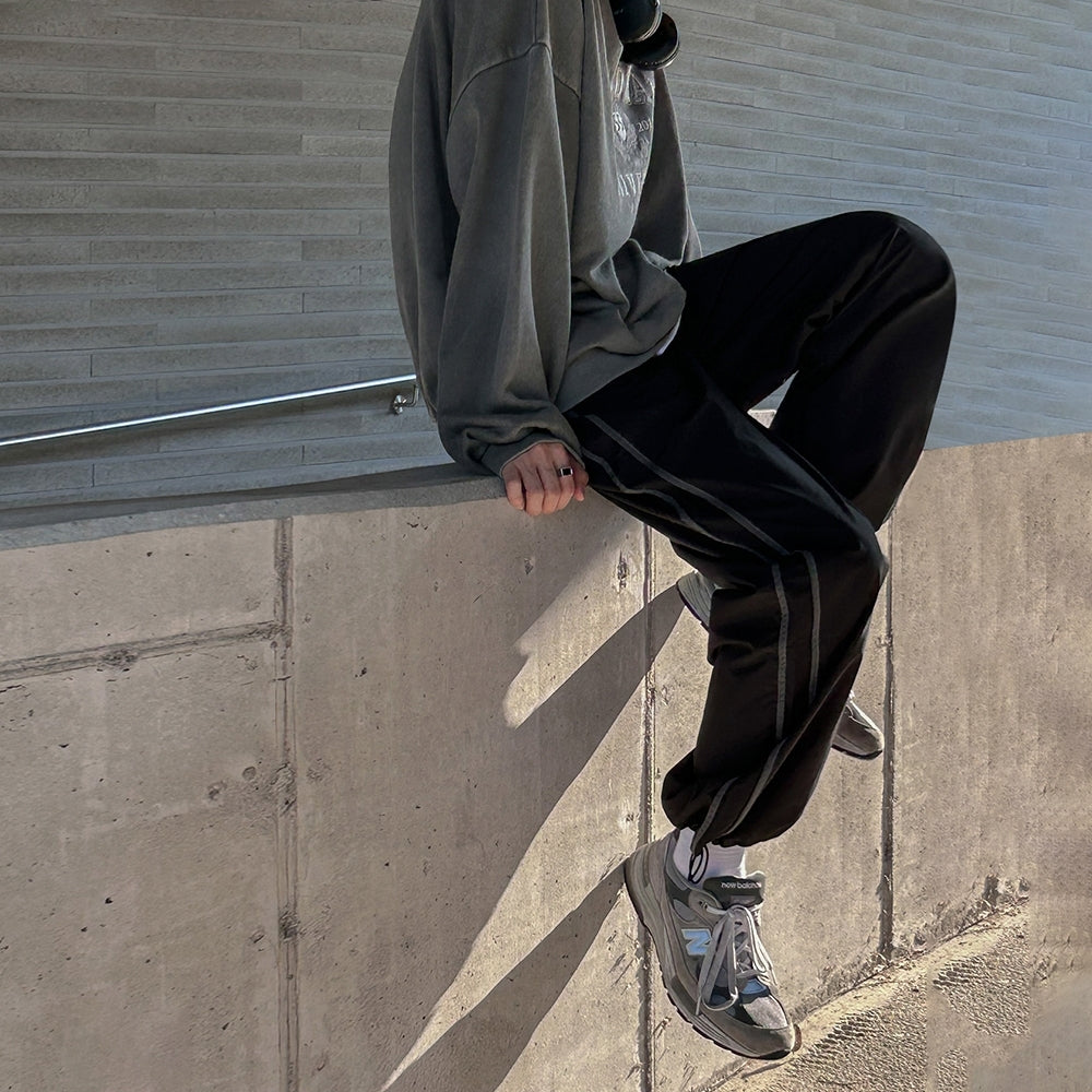 Stylish Striped Loose Casual Trousers