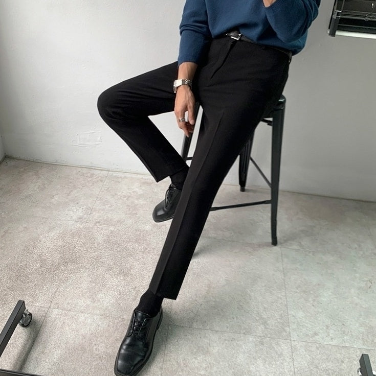 Stylish Tailored Cropped Trousers