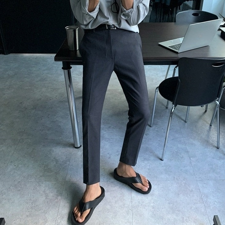 Stylish Tailored Cropped Trousers
