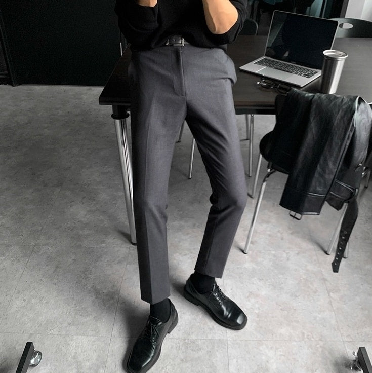 Stylish Tailored Cropped Trousers