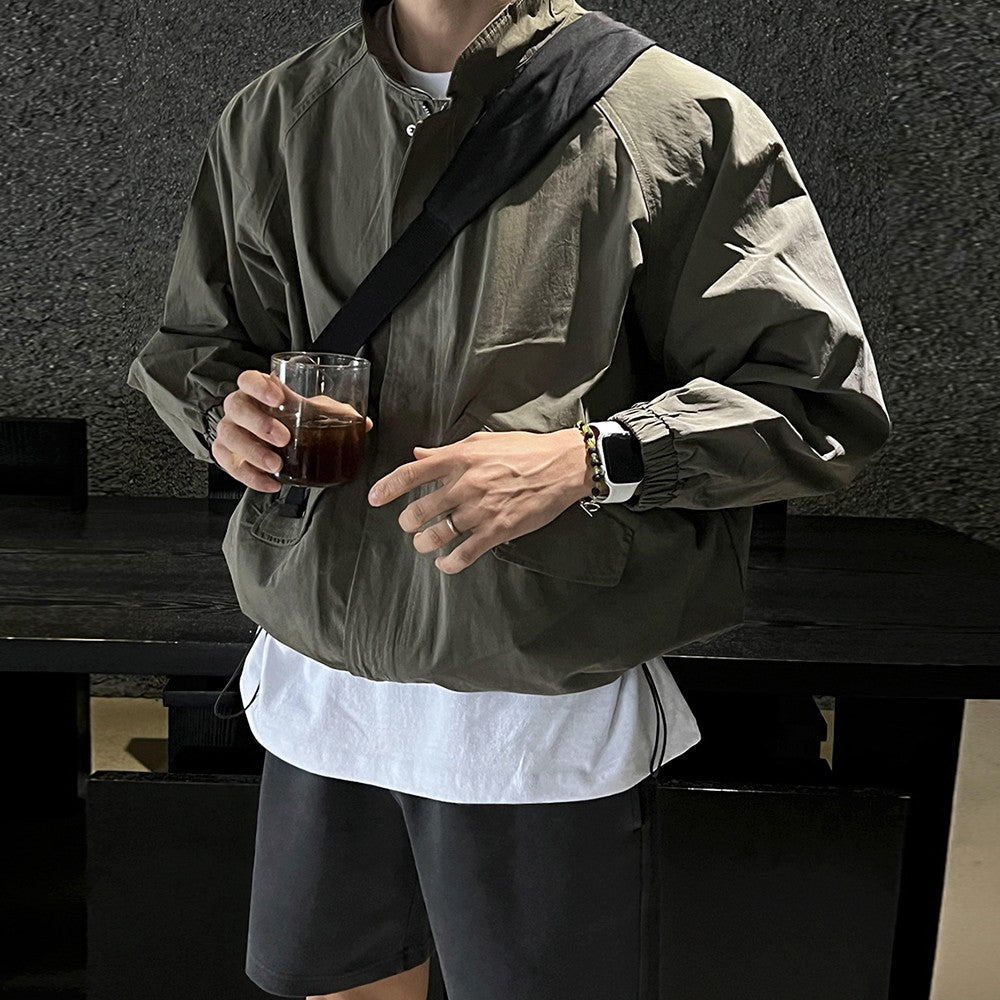 Stylish Utility Jacket Trendy Sun Protection Outerwear