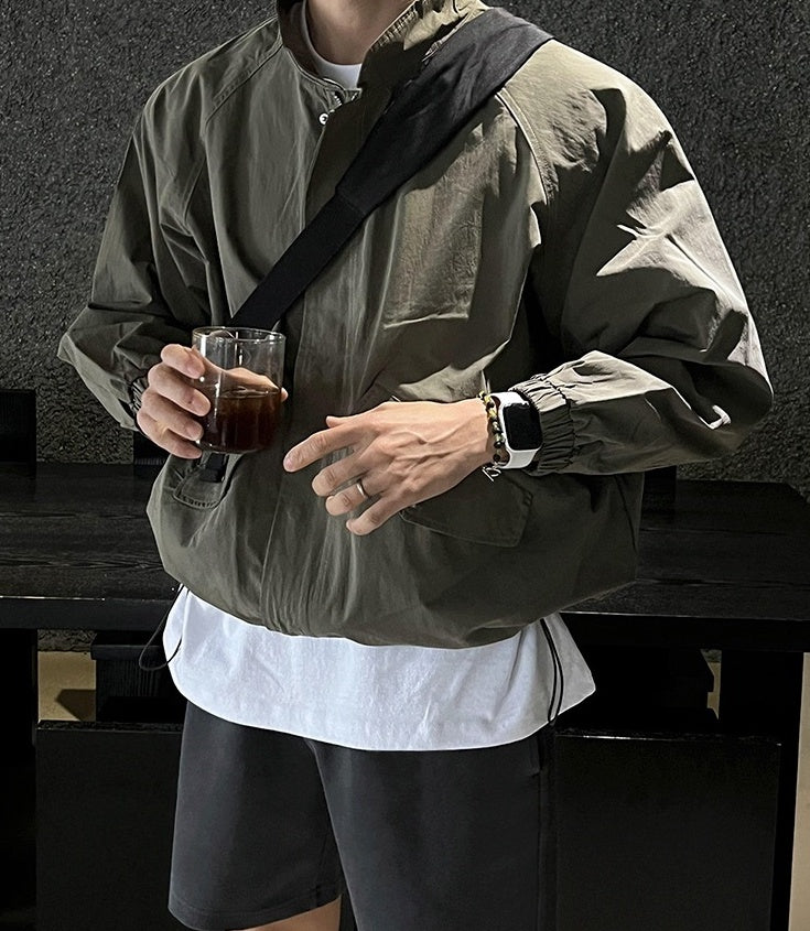 Stylish Utility Jacket Trendy Sun Protection Outerwear