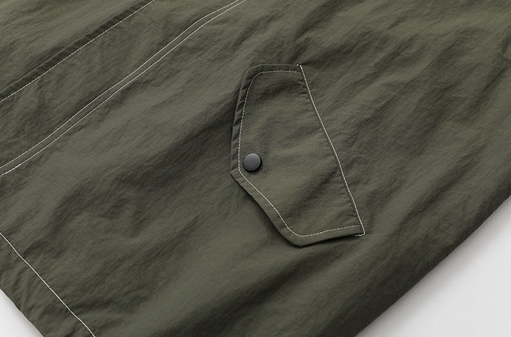 Stylish Utility Jacket Trendy Sun Protection Outerwear