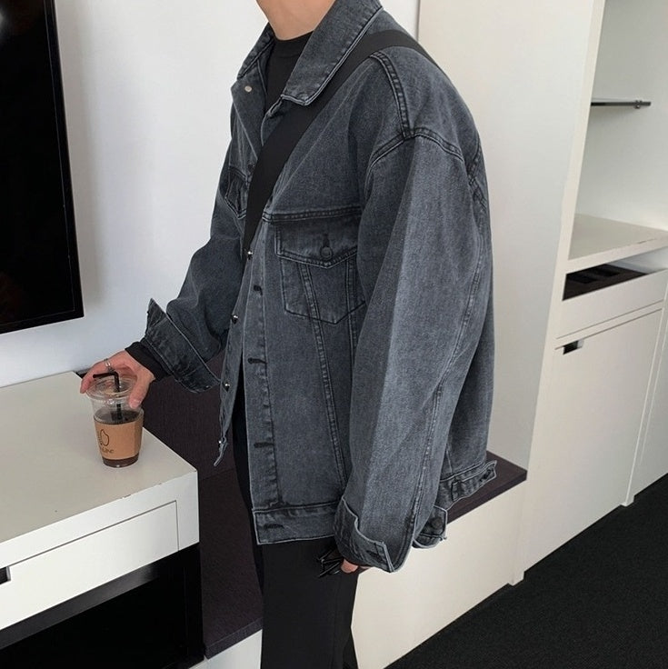 Stylish Washed Denim Jacket