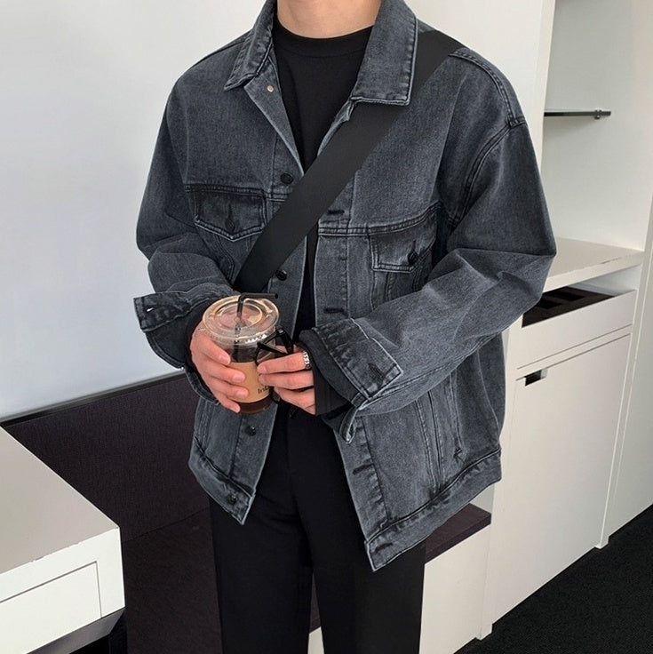Stylish Washed Denim Jacket