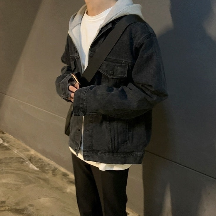 Stylish Washed Denim Jacket