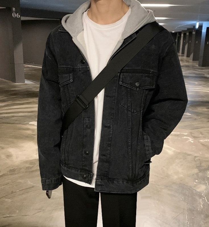 Stylish Washed Denim Jacket