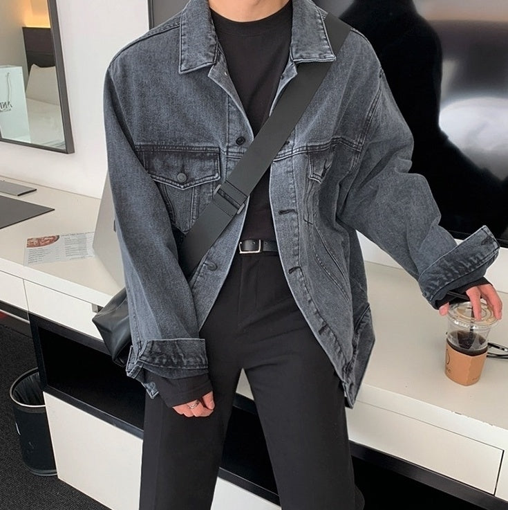 Stylish Washed Denim Jacket