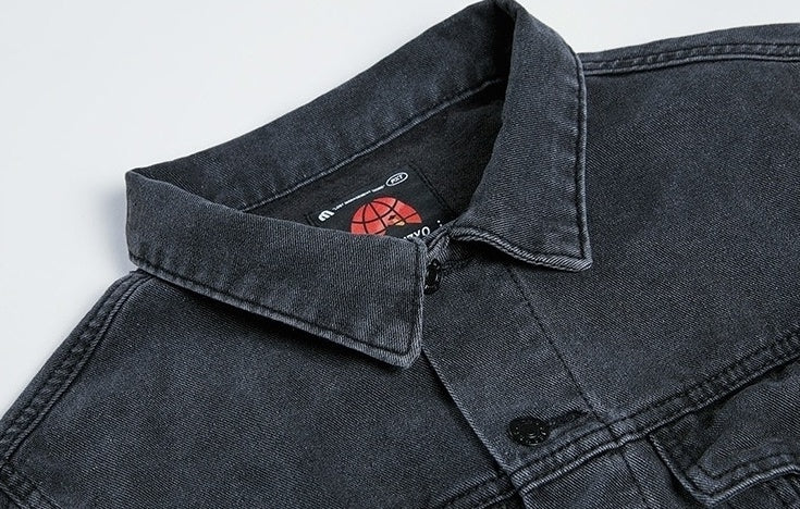 Stylish Washed Denim Jacket