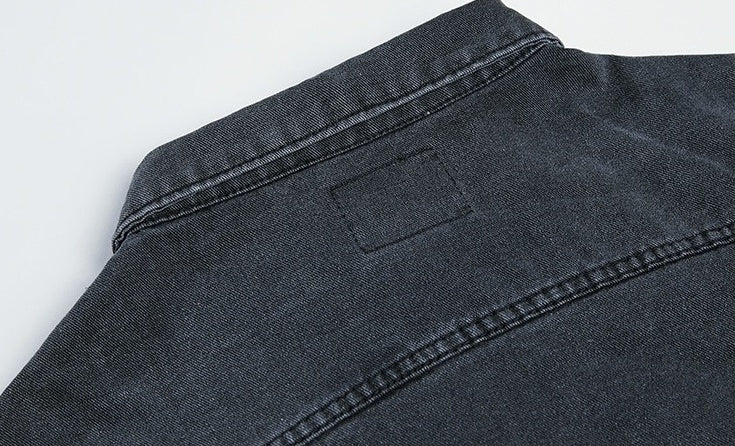Stylish Washed Denim Jacket