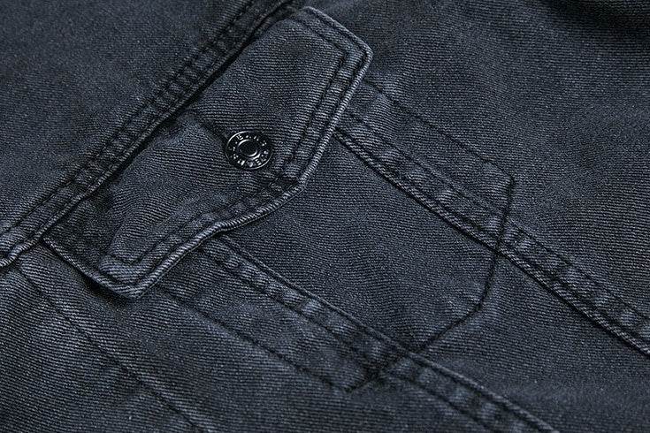 Stylish Washed Denim Jacket