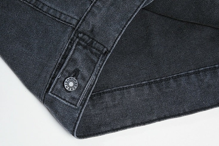 Stylish Washed Denim Jacket