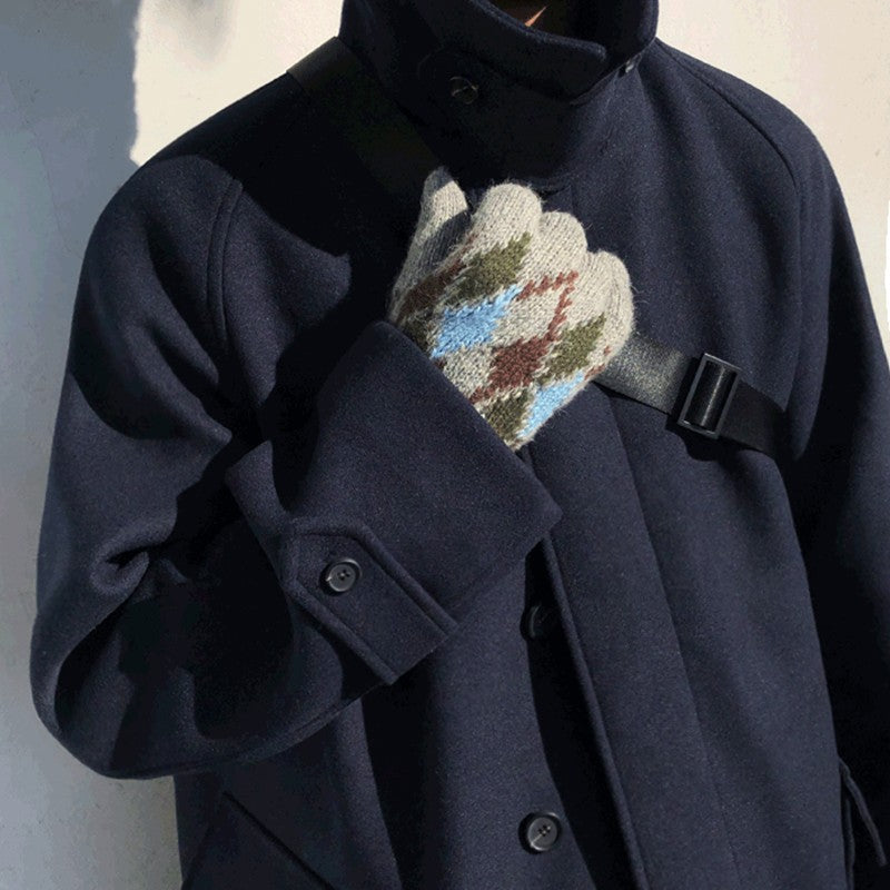 Stylish Blend Midlength Coat