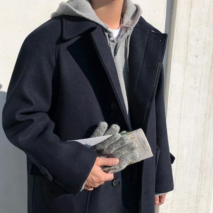 Stylish Blend Midlength Coat