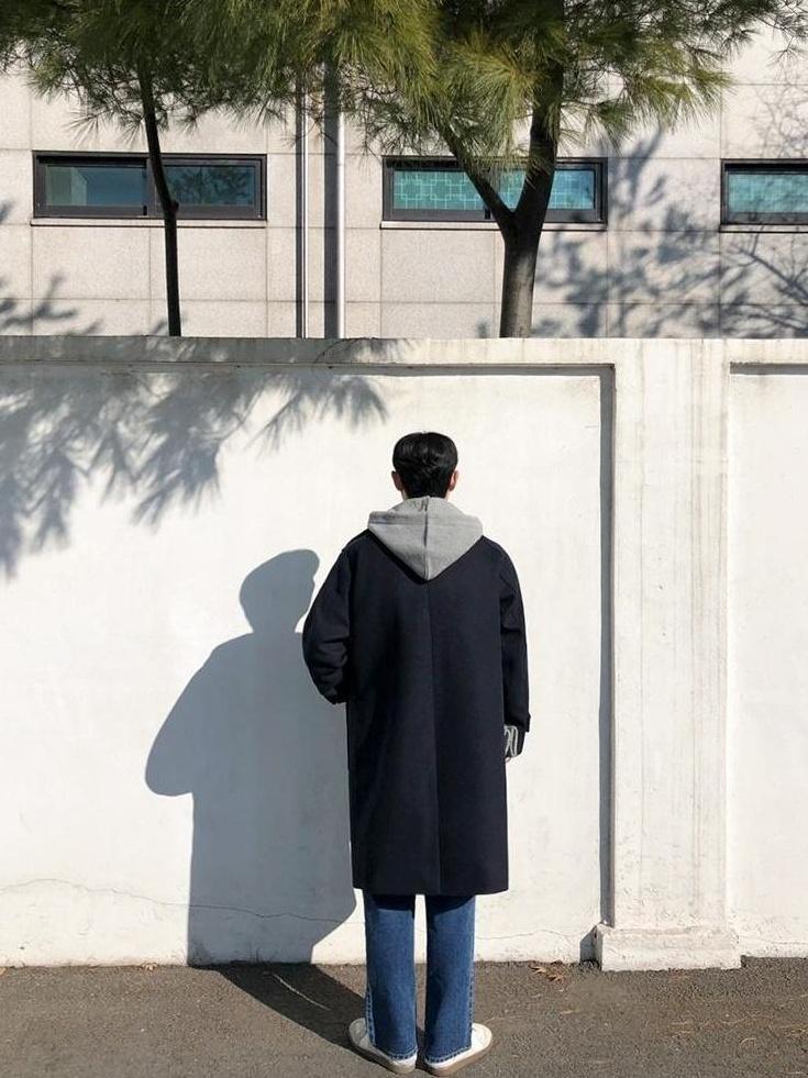 Stylish Blend Midlength Coat