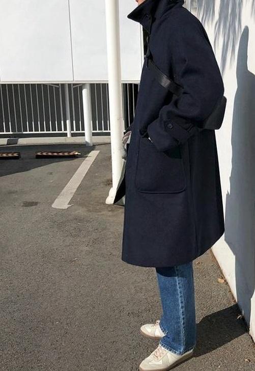 Stylish Blend Midlength Coat