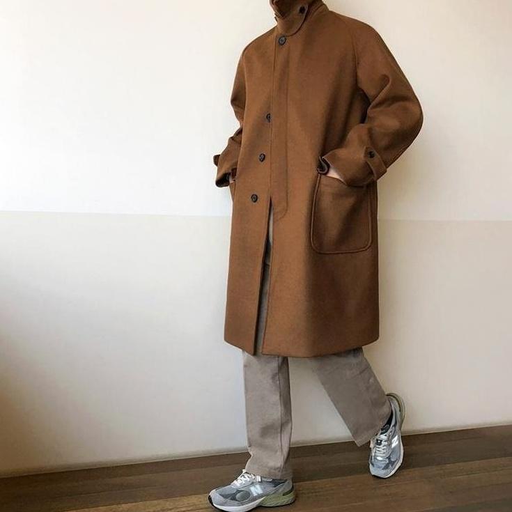 Stylish Blend Midlength Coat