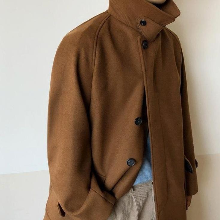 Stylish Blend Midlength Coat