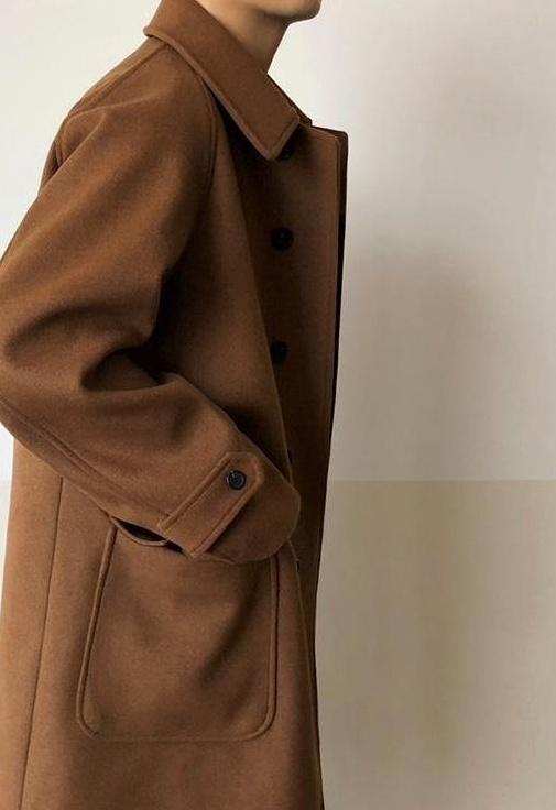 Stylish Blend Midlength Coat