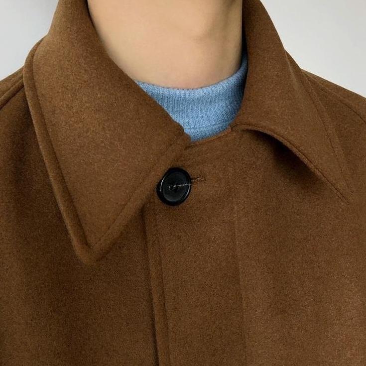 Stylish Blend Midlength Coat