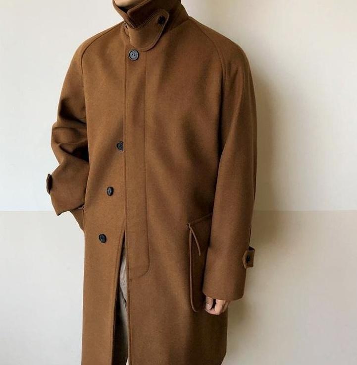 Stylish Blend Midlength Coat