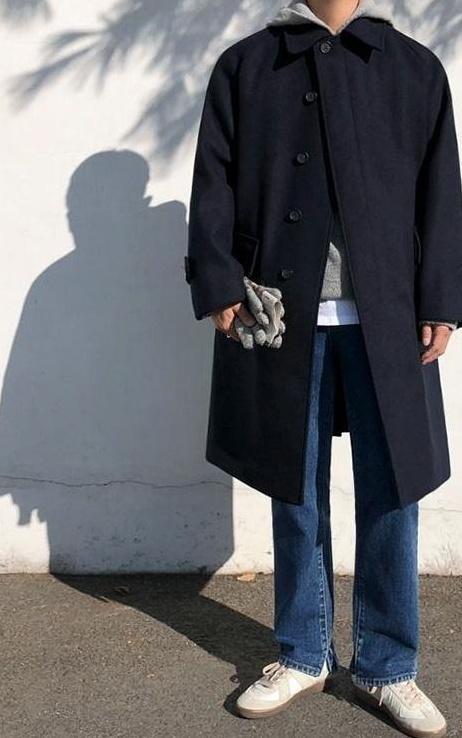 Stylish Blend Midlength Coat