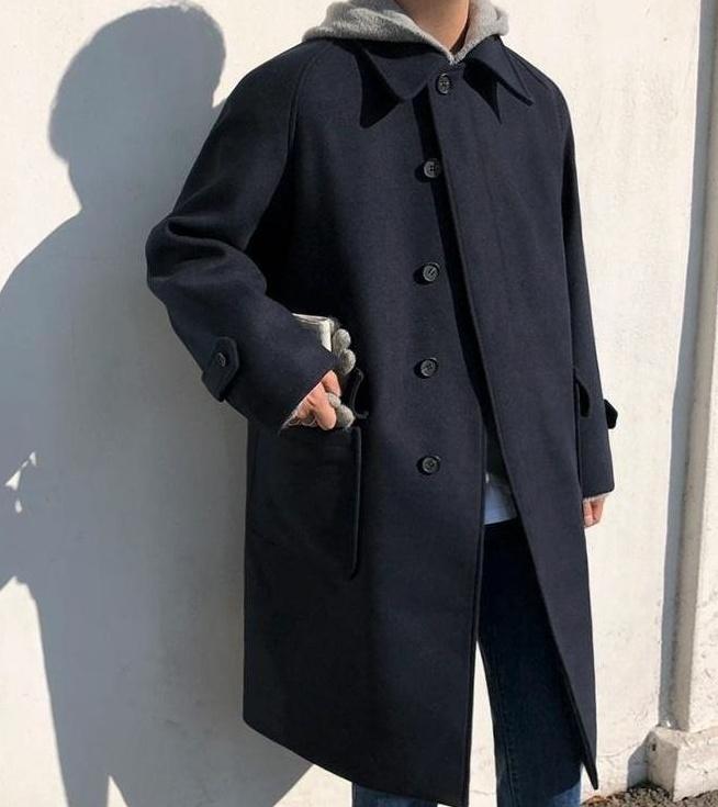 Stylish Blend Midlength Coat