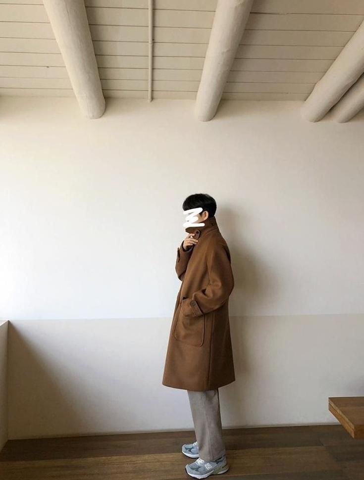 Stylish Blend Midlength Coat