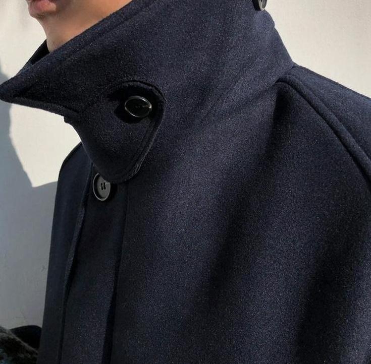 Stylish Blend Midlength Coat