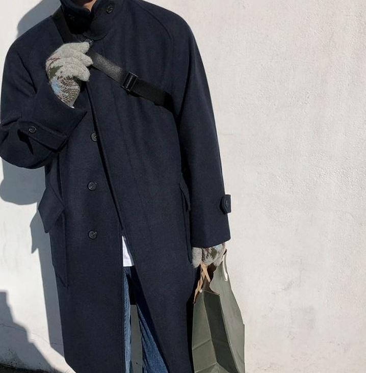 Stylish Blend Midlength Coat
