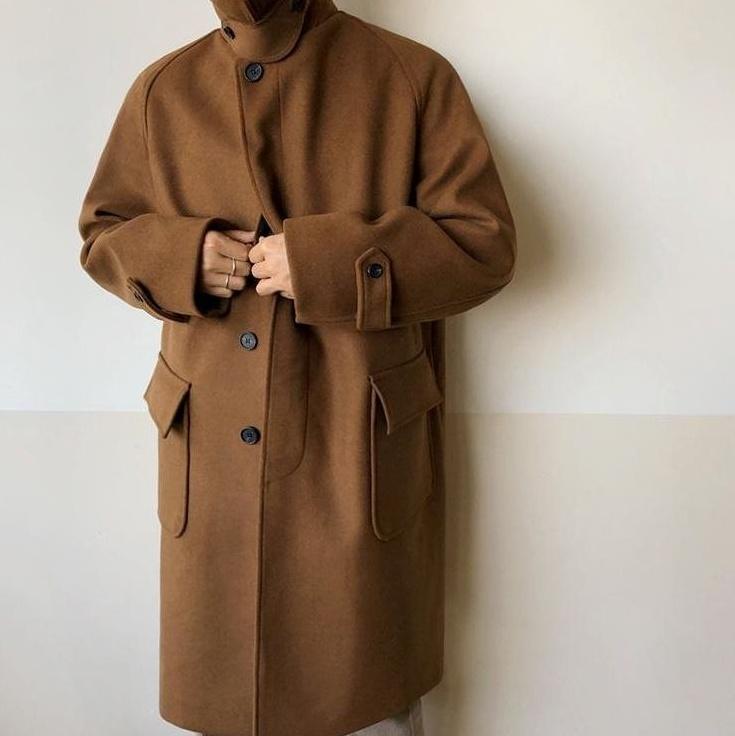 Stylish Blend Midlength Coat