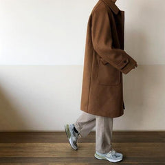 Stylish Blend Midlength Coat