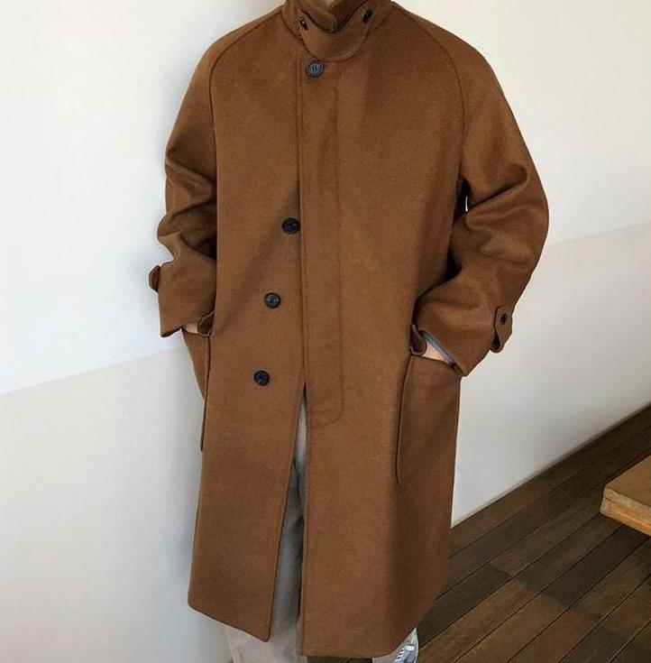 Stylish Blend Midlength Coat