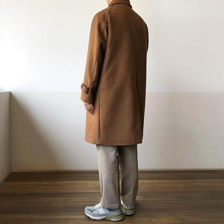Stylish Blend Midlength Coat