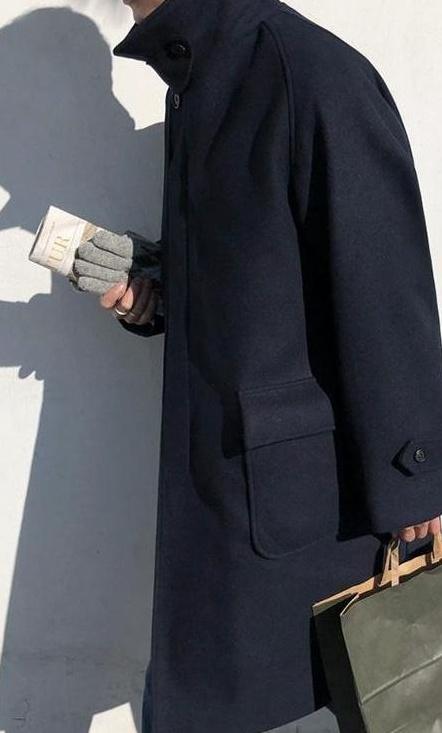 Stylish Blend Midlength Coat