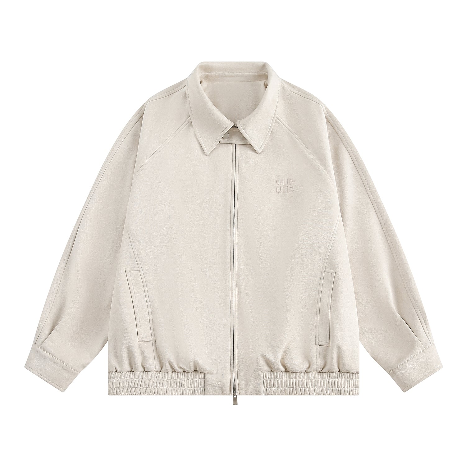 Embroidered Letter Chic Pink Jacket