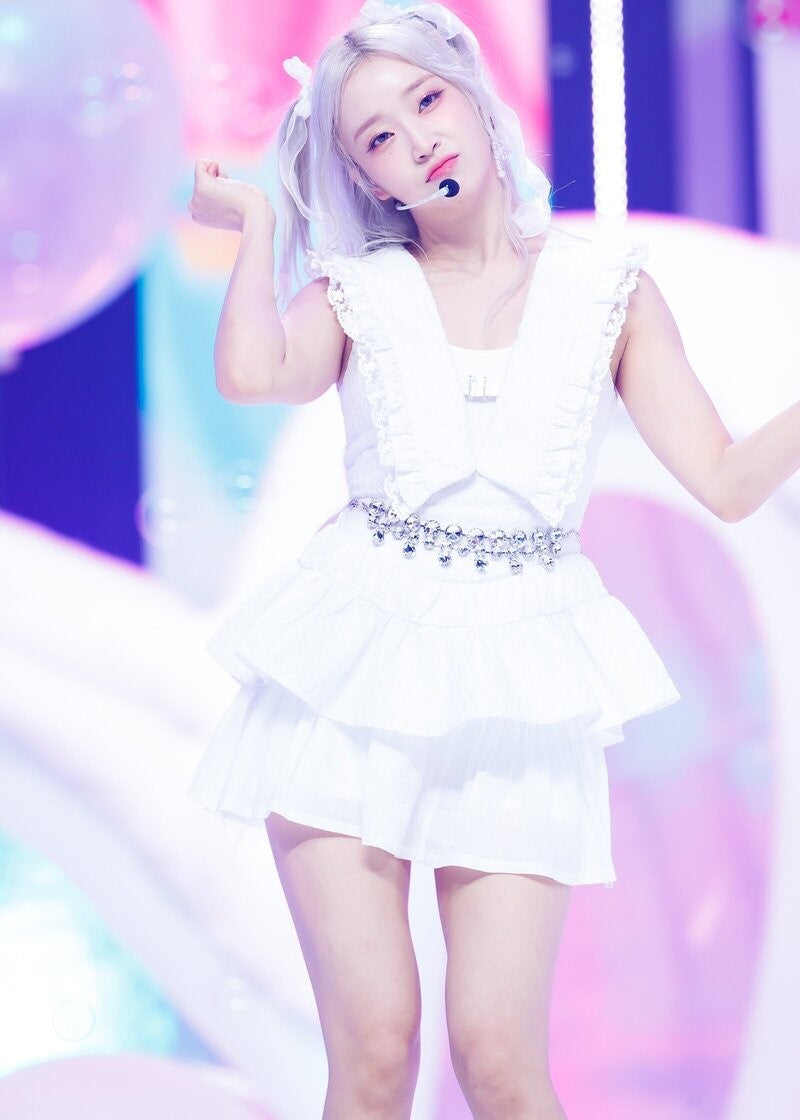 White Layered Ruffled Skorts