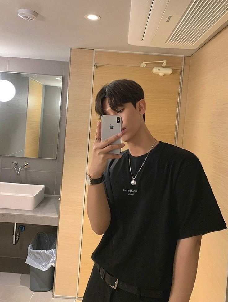 Summer Casual Loose Fit Short Sleeve T Shirt