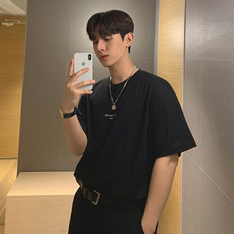 Summer Casual Loose Fit Short Sleeve T Shirt