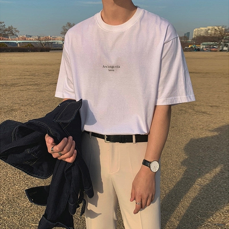 Summer Casual Loose Fit Short Sleeve T Shirt