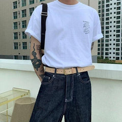 Summer Casual Loose Letter Tee