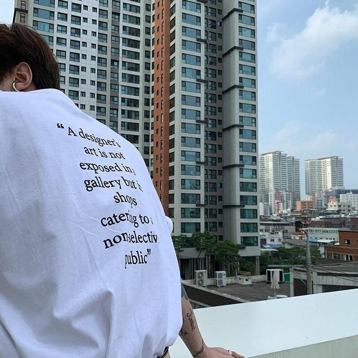 Summer Casual Loose Letter Tee