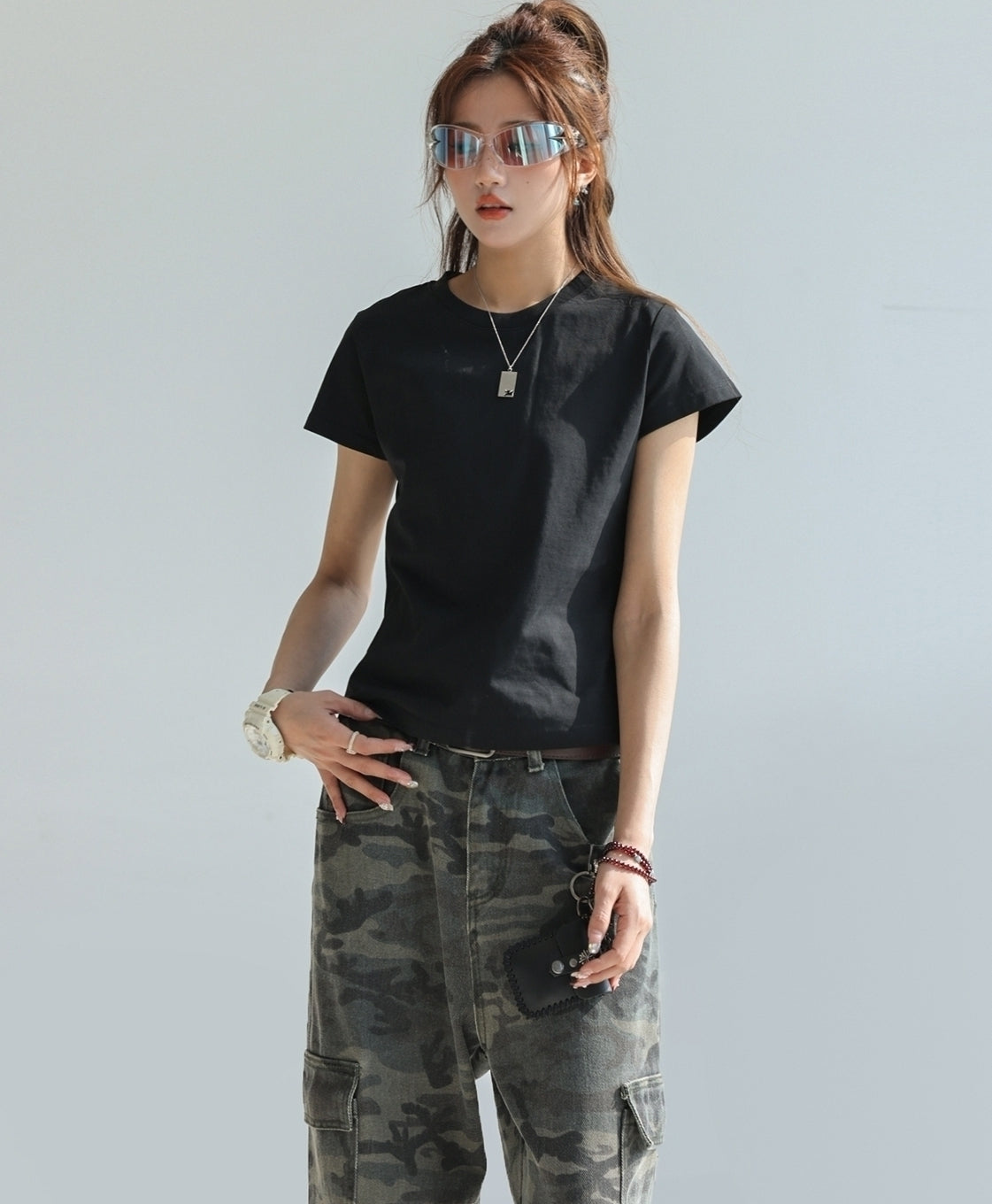 Summer Cooling Short Sleeve Slim Fit Top