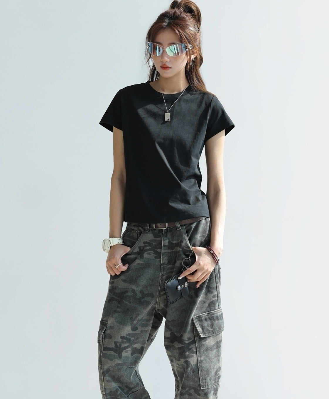 Summer Cooling Short Sleeve Slim Fit Top